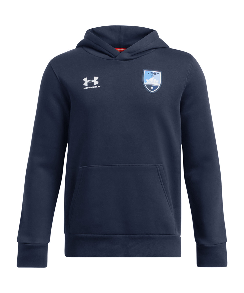 Sydney FC 24/25 UA Youths Essentials Hoody Navy1