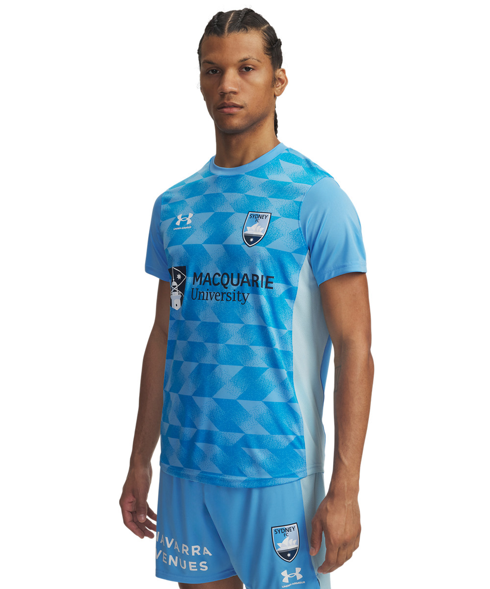 Sydney FC 25/26 UA Adults Challenger Training Tee Sky Blue
