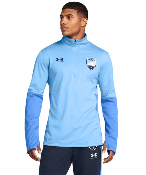 Sydney FC 23/24 UA Adults Challenger Midlayer Sky Blue