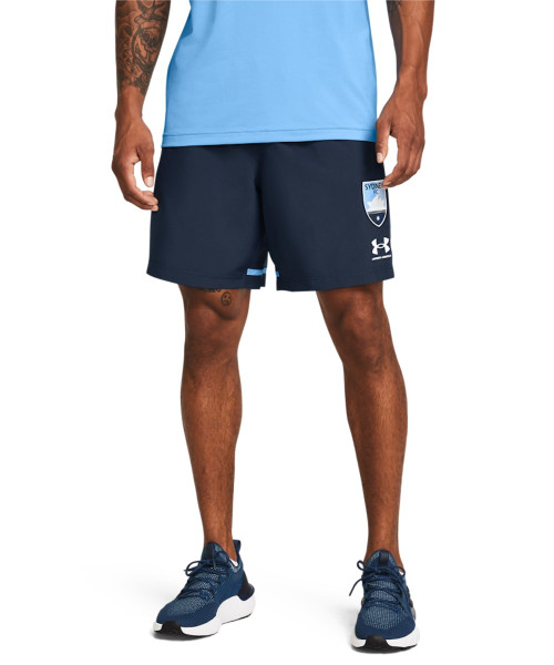 Sydney FC 23/24 UA Adults Coaches Shorts Navy