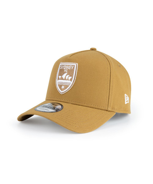 Sydney FC New Era Cotton Canvas 9FORTY A-Frame Snapback Cap