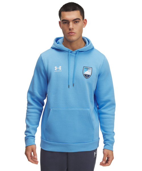 Sydney FC 25/26 UA Youths Essentials Hoody Sky Blue Sydney FC 25/26 UA Youths Essentials Hoody Sky Blue