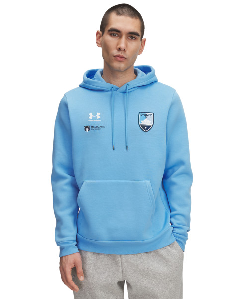 Sydney FC 25/26 UA Mens Essentials Hoody Sky Blue Sydney FC 25/26 UA Mens Essentials Hoody Sky Blue