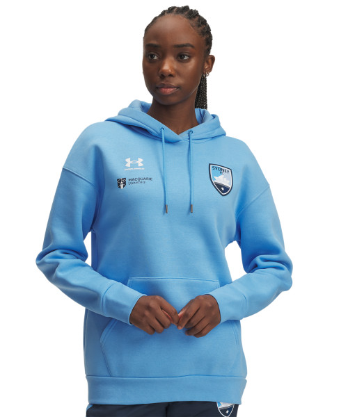 Sydney FC 25/26 UA Womens Essentials Hoody Sky Blue Sydney FC 25/26 UA Womens Essentials Hoody Sky Blue