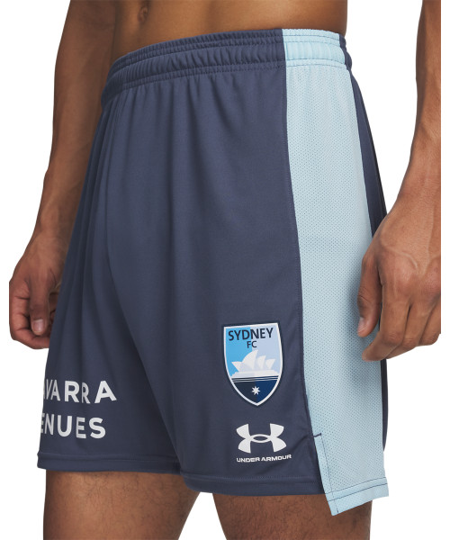 Sydney FC 25/26 UA Adults Challenger Training Shorts Grey Sydney FC 25/26 UA Adults Challenger Training Shorts Grey