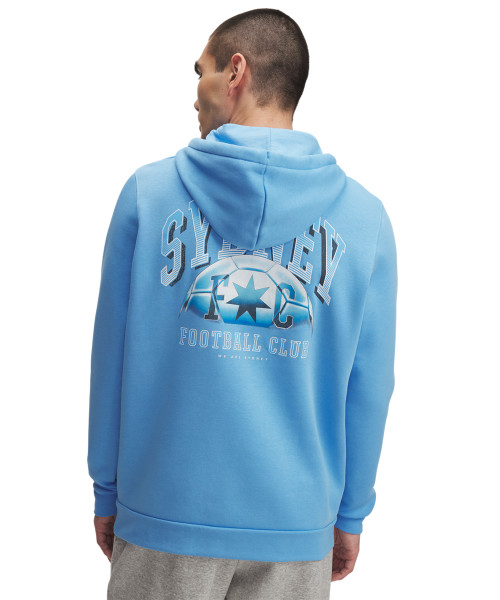 Sydney FC 25/26 UA Mens Fanwear Hoody Sky Blue