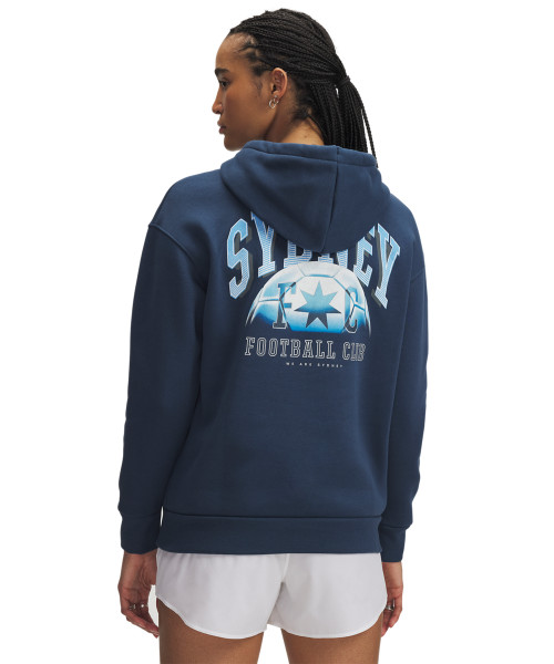 Sydney FC 25/26 UA Womens Fanwear Hoody Navy