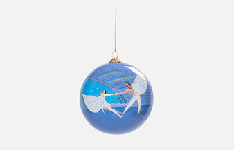 Nutcracker! Magical Christmas  Ballet's Exclusive Dove of Peace Glass Christmas Tree Globe Ornament