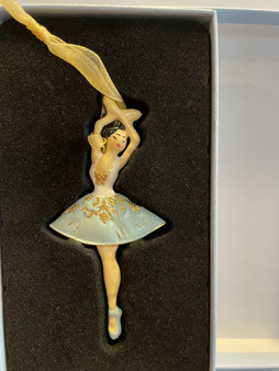 Pewter Ballerina Ornament