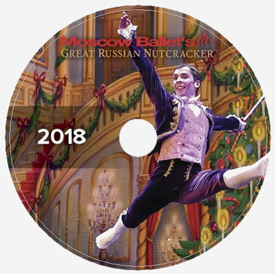 Moscow Ballet's Great Russian Nutcracker Dance with Us performance DVDs from 2018