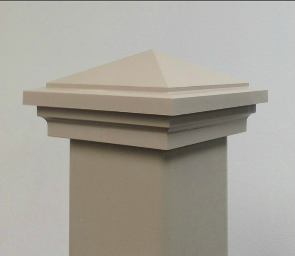 Nantucket 4 X 4 Vinyl Post Cap Khaki Realestateposts Com