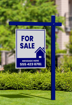 2-pc Aluminum Real Estate Post