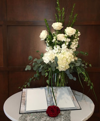 Everlasting Love Register Table Vase Arrangement
