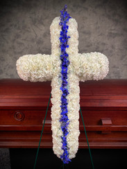 Thin Blue Line Cross 