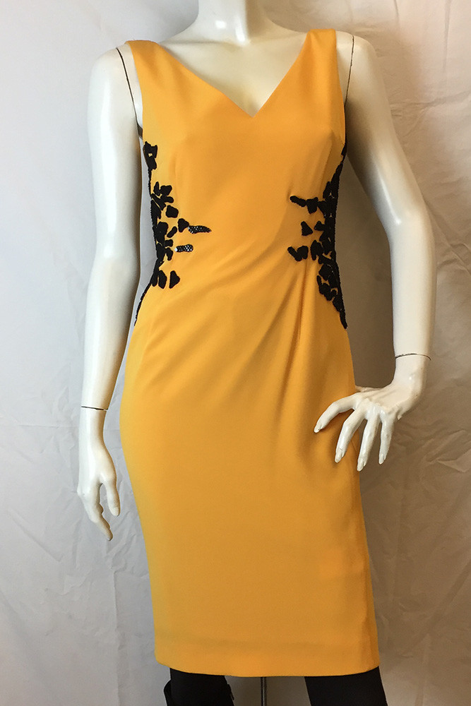 escada yellow dress