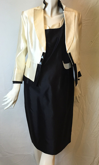 Jean Louis Scherrer Lavender Jacket Dress Combo - Couture Outlet NYC