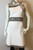 Class Cavalli White Scarf Neck Knit Dress
