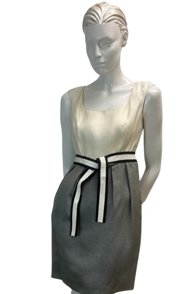 Tomaso Stefanelli Two-Tone Sleeveless Dress