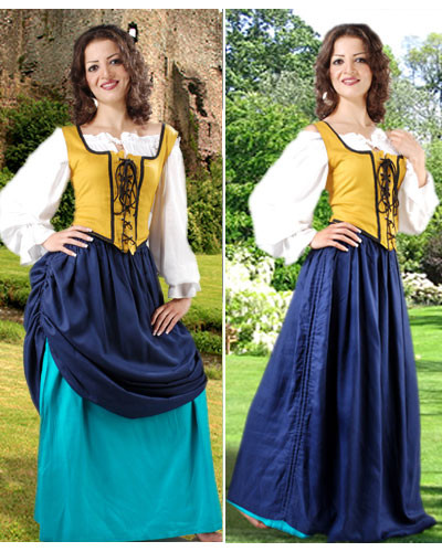 chinese dress ladies Batik Maxi Dress - Medieval Style