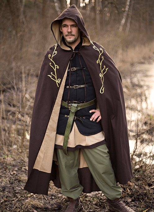 Elven Hooded Cloak elven cape medieval renaissance cloak
