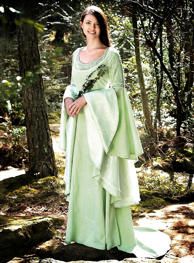 Elven Fantasy Wedding Dress Lord of The Rings