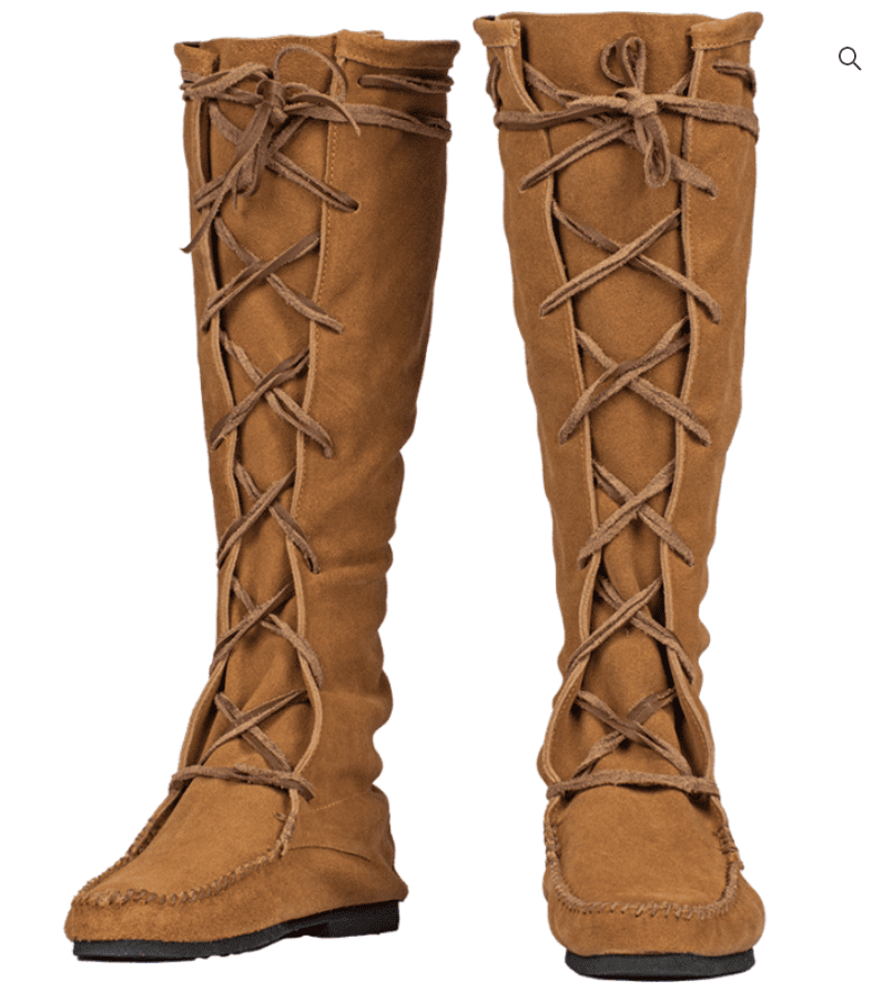 Suede Medieval High Boots