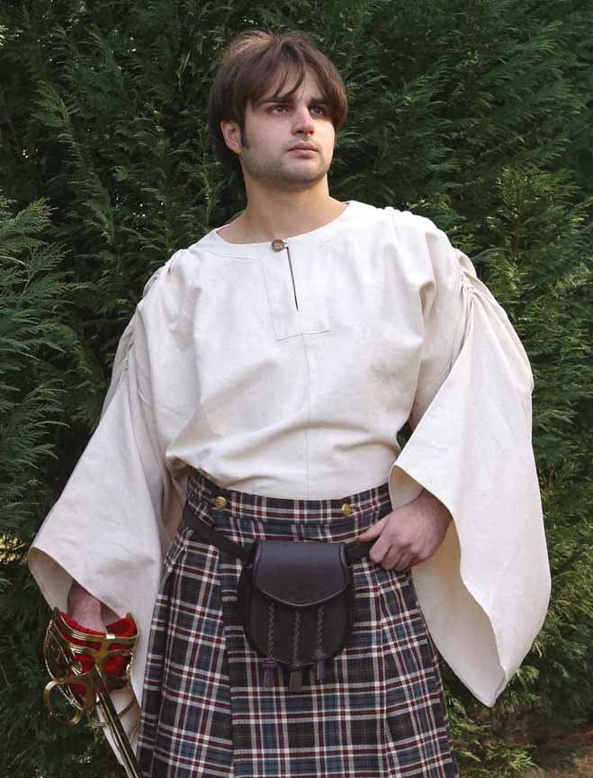 Scottish Man's Kilt medieval renaissance tartan kilt