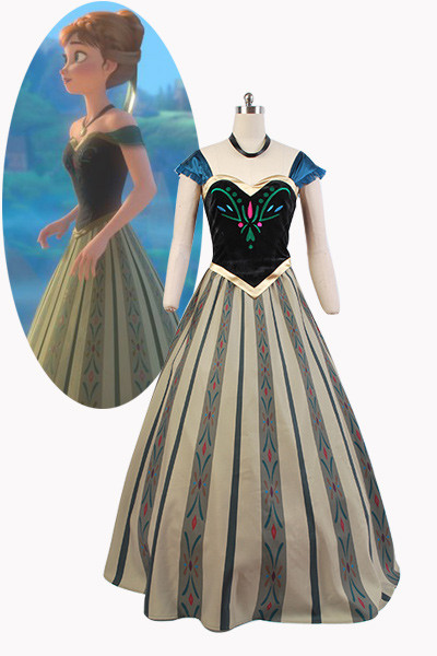anna frozen coronation dress Portrait Collection Coronation Ice Princess Gown – Only Little Once main image 1