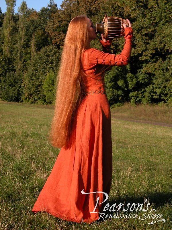 orange medieval dress Black and Orange Medieval Dress, Made To Order, Renaissance Gown, LARP  Dress, Handfasting
