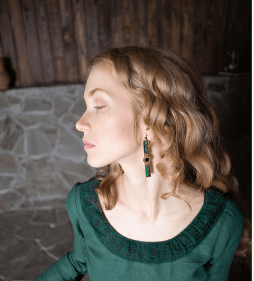Autumn Princess Long Earrings