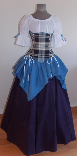 Scottish Plaid Highlander Lass