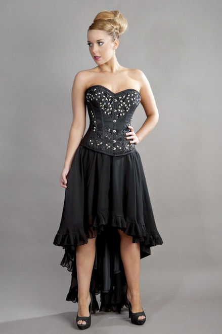 High Low Skirt with Ruffle