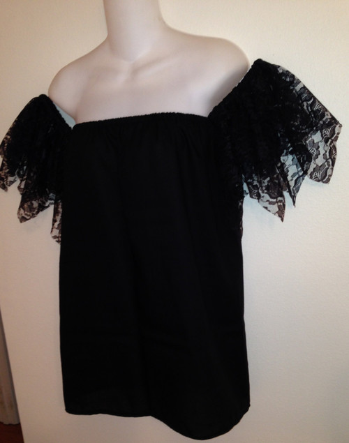 Lace Fairy Cuff Sleeve Chemise Top Lace Fairy Cuff Sleeve Chemise Top