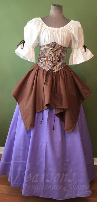 Plum Fairy Set with Added Long Skirt