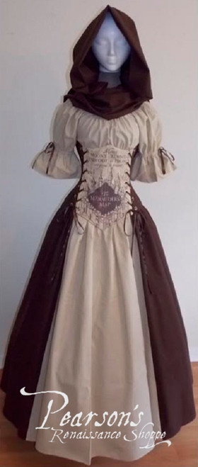 Marauder's Map Set with Reversible Corset