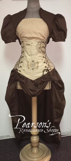 Lord of the Rings Middle Earth Elvish Writing Corset Set Lord of the Rings Middle Earth Elvish Writing Corset Set
