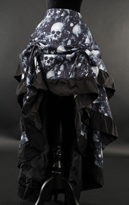 Skulls Layer Bustle Skirt