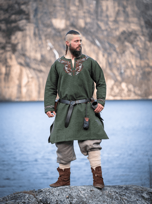 Snorri Urnes Embroidered Viking Tunic