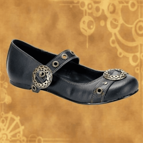 Steampunk Mary Jane Flats