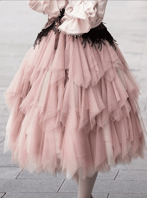 Tiered Handmade Tulle Underskirt Tiered Handmade Tulle Underskirt