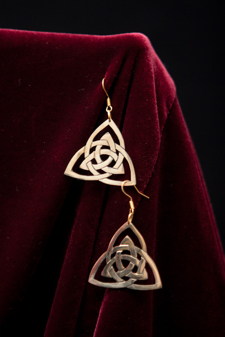 Celtic Brass Earrings