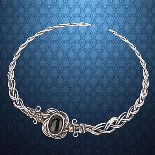 Celtic Onyx Knot Necklace