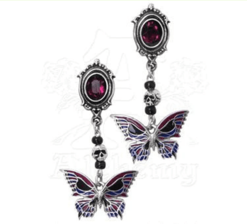 Death's Head Butterfly Studs