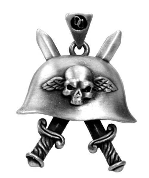 Double Dagger Helmet Pendant