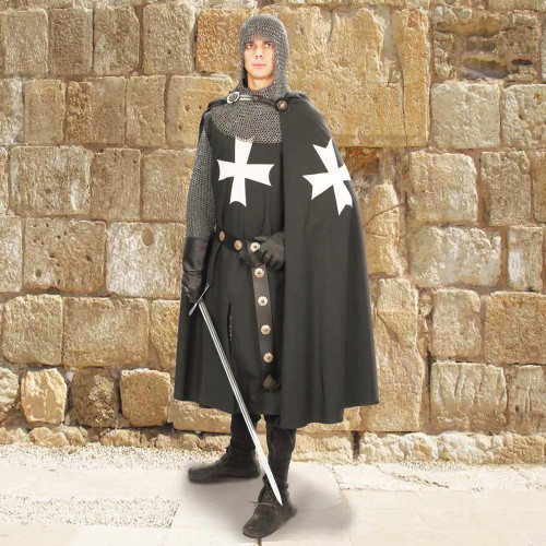 Hospitaller Hooded Cape