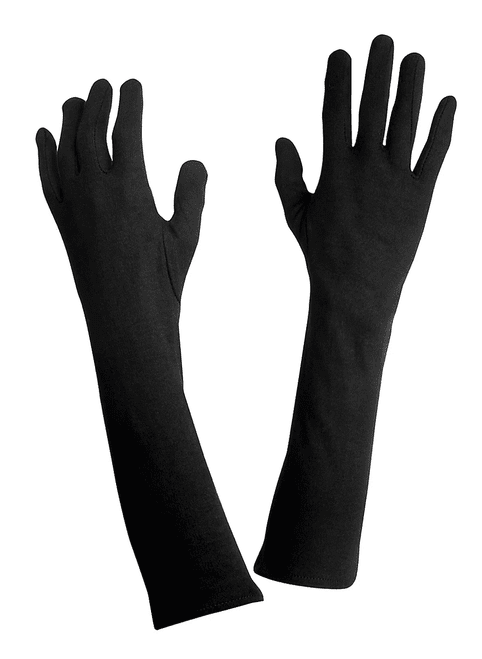 Gloves Long Black