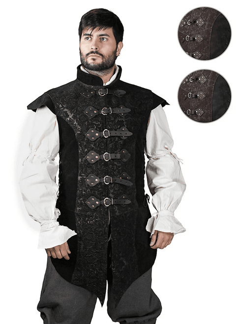 Yalon Long Deluxe Leather Jerkin
