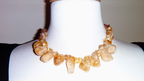 Yellow Topaz Necklace Yellow Topaz Necklace