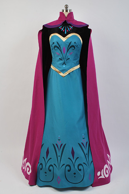 Frozen Elsa Coronation Dress with Cloak Frozen Elsa Coronation Dress with Cloak