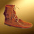 Low Suede Boots with Fringe
